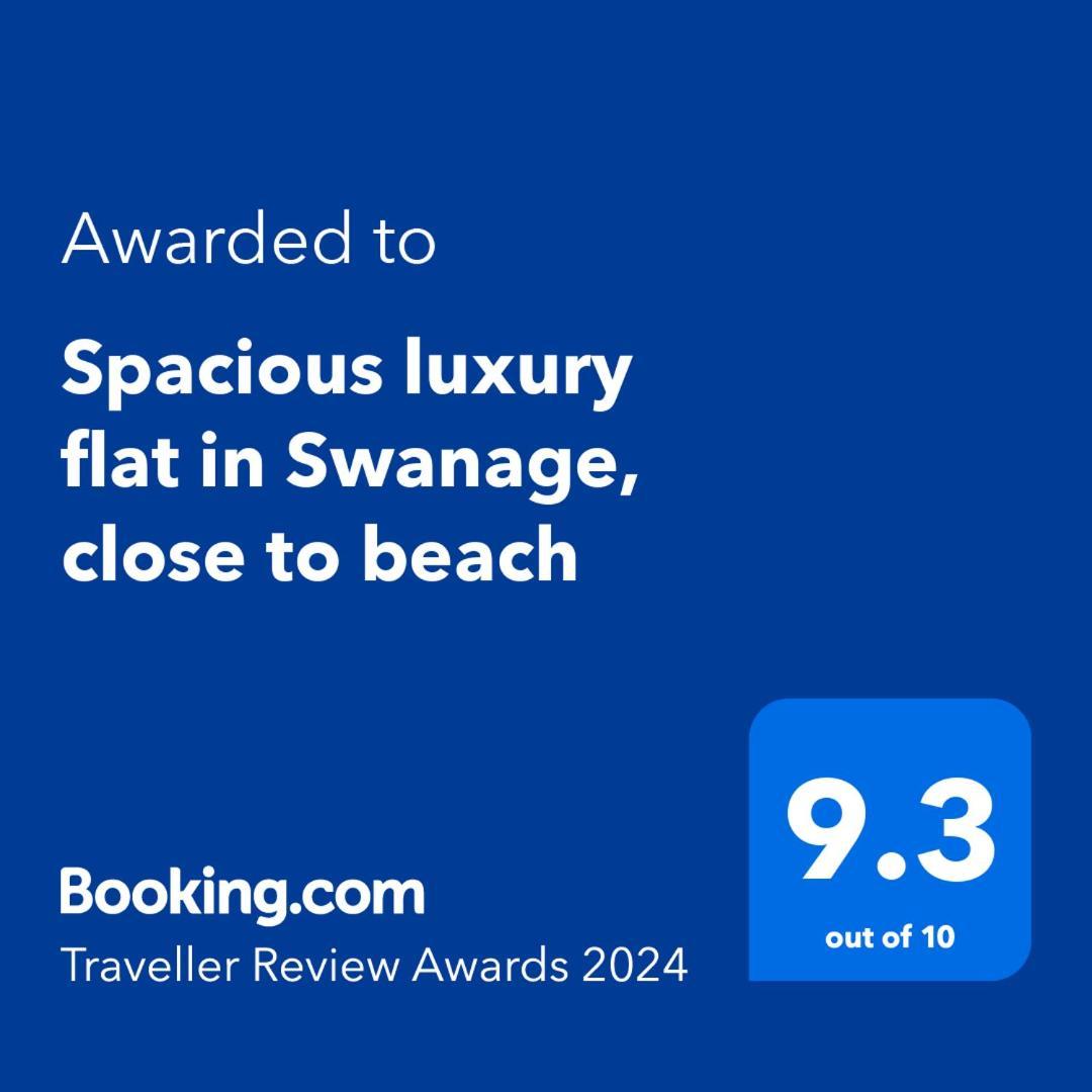 Spacious Luxury Flat In Swanage, Close To Beach With Parking Eksteriør billede